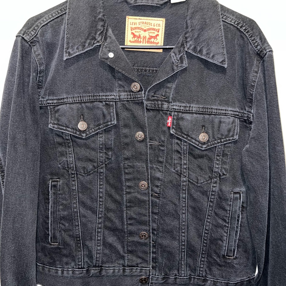 Levi's Charcoal Denim Jacket